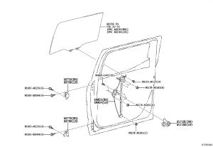 Rear Door Hinge 68750-0C020 for Toyota Sequoia