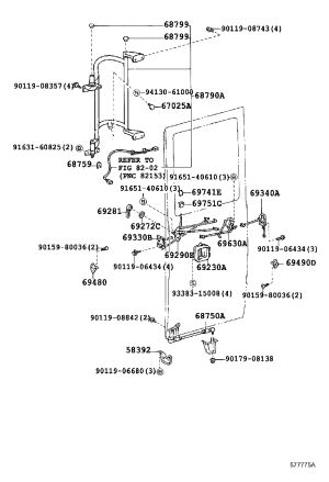Sliding Door Lock Actuator 69630-36010 for Toyota Coaster