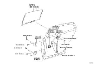 Rear Door Hinge 68770-50052 for Toyota Century