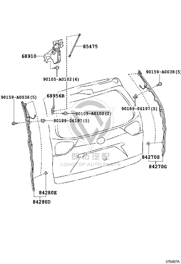 Tail Cover Lift Sensor 84280-08011 for Toyota Sienna