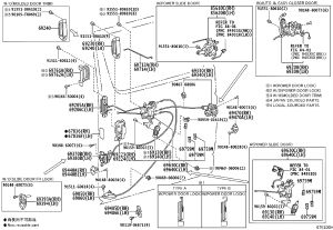 Rear Door Lock Actuator 69130-26010 for Toyota HIACE