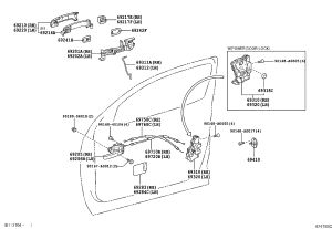 Front Door Outer Handle Cover 69217-0C010 for Toyota Tundra