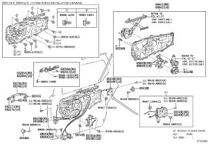 Sliding Door Lock Release Motor Assembly 85620-08071 for Toyota Sienna