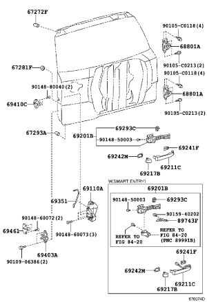 Tailgate Buffer 90541-09108 for Toyota RAV4