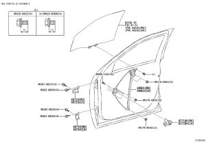 Front Left Window Glass Lift Bracket 69802-0C041 for Toyota Tundra