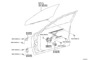 Front Right Window Motor 85710-33350 for Lexus ES350