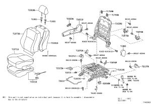Passenger Seat Cushion Cover 71071-02M41 for Toyota Corolla