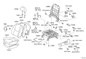 Driver's Seat Base Frame 71620-0R020 for Toyota RAV4