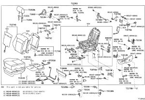 Driver’s Seat Back Mask 71074-0N030 for Toyota Crown
