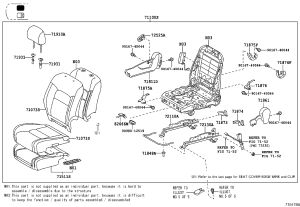Passenger Seat Assembly 71100-60K70 for Toyota Land Cruiser