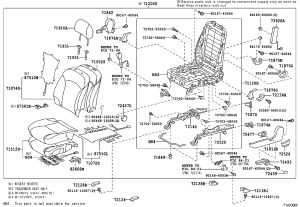 Driver's Seat Frame 71120-53071 for Lexus IS250