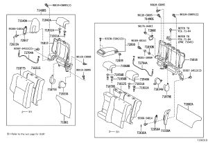 Rear Right Seat Headrest 71940-0P070 for Toyota Reiz