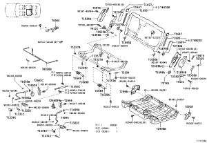 Rear Seat 2 Shield 71695-60140 for Toyota Land Cruiser