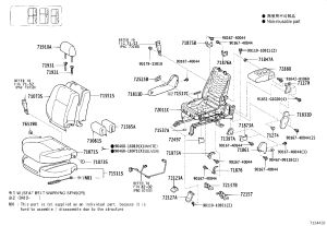 Seat Inner Track Bracket Cover 72157-60120 for Toyota Land Cruiser Prado