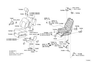 Front Left Inner Seat Track Bracket Cover 72128-0P010C0 for Toyota REIZ