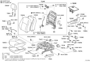 Left Backrest Recliner Inner Cover 71876-06270-E0 for Toyota E’Z
