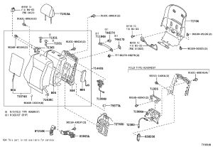 Rear Air Duct No. 6 87218-50050 for Lexus LS460