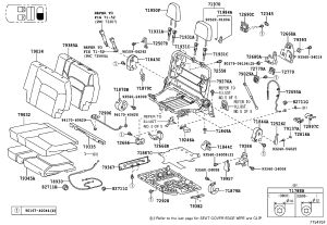 Rear seat head restraint (right) 71970-0G030 for Toyota Land Cruiser