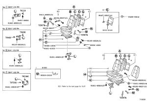 Tilt release handle subassembly 72507-36010 for Toyota Coaster