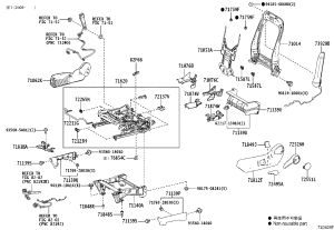 Left No. 1 Seat-Back Recliner Release Handle 72526-60090 for Toyota GRANVIA