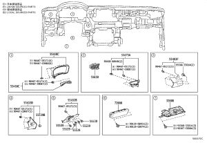 Driver Knee Airbag 739000-A040 for Toyota Corolla