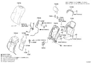 Front Passenger Side Airbag 73910-50070 for Lexus LS500