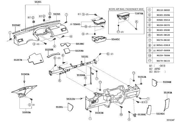 Snap Fastener 90467-05020A4 for Toyota ALPHARD
