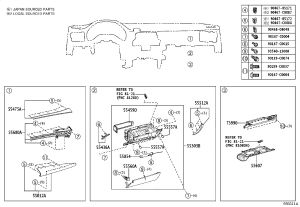 Copilot Knee Airbag 73990-07020 for Toyota Avalon