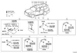 Sun Visor Right 74310-60L20-B0 for Lexus LX