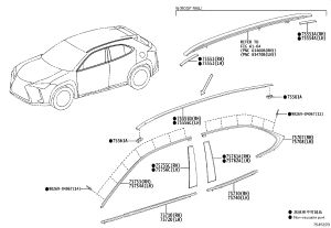 Clasp 75561-52020 for Toyota 4RUNNER