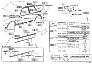Snap Fastener 75867-30030 for Toyota Crown