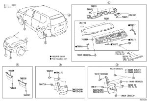 Rear Wheel Mudguard Left 76626-0G040 for Toyota Land Cruiser Prado