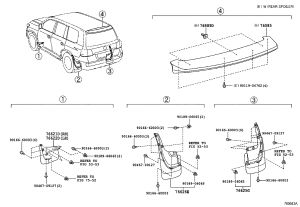 Front Mudguard (Right) 76621-60160 for Toyota Land Cruiser