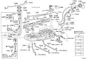 Fuel Pump Upper Cover 77024-08060 for Toyota Sienna