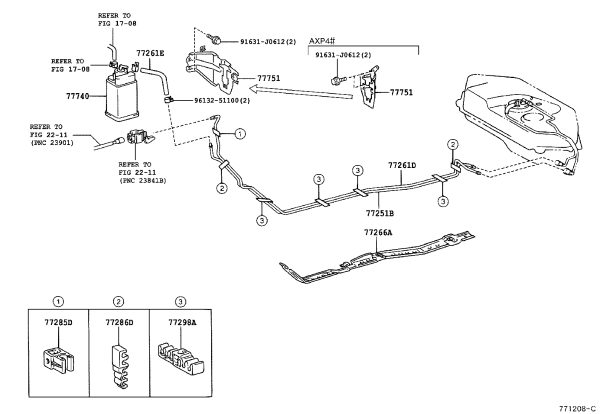Fuel Pipe Cover Plate 77266-52040 for Toyota Vios