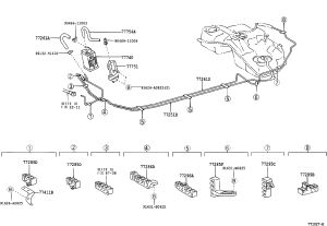 Fuel Tube Protector Bracket No1 77412-33040 for Toyota Camry