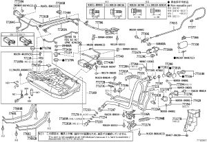 Fuel tank filler cap (inner) 77300-47010 for Toyota Camry