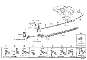 Support for No. 5 Fuel Pipe Ring 77415-33020 for Toyota Mark 2 WG