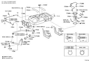 Fuel Tank Band Holder 77616-36010 for Toyota Dyna
