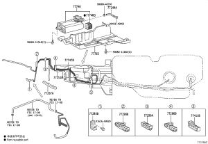 Activated Carbon Tank 77740-08080 for Toyota Sienna