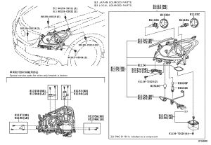 Headlamp bracket (left inner) 811943-0070 for Toyota Crown