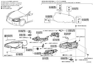 Left No. 2 Headlamp Bracket 81156-50D60 for Lexus LS