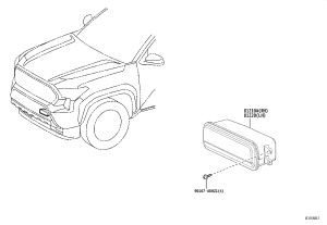 Front Fog Light (Right) 81210-0C050 for Toyota Tundra