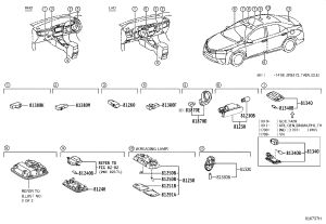 Interior Dome Light Bulb 90981-12010 for Toyota 4RUNNER