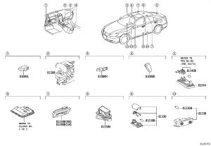 Trunk Lamp 81250-33020A0 for Lexus ES