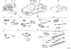 Interior Light Lens 81266-22210 for Toyota Reiz