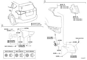 Outer Tail Lamp Half-Assembly Left 81561-42202 for Toyota RAV4