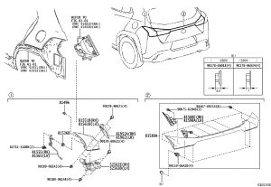 Snap hook 81962-76010 for Lexus UX