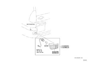 Rear Fog Lamp Semi-Assembly 81591-60132 for Toyota Land Cruiser Prado