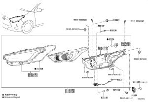 Front Fog Lamp Bulb 90981-13091 for Toyota C-HR